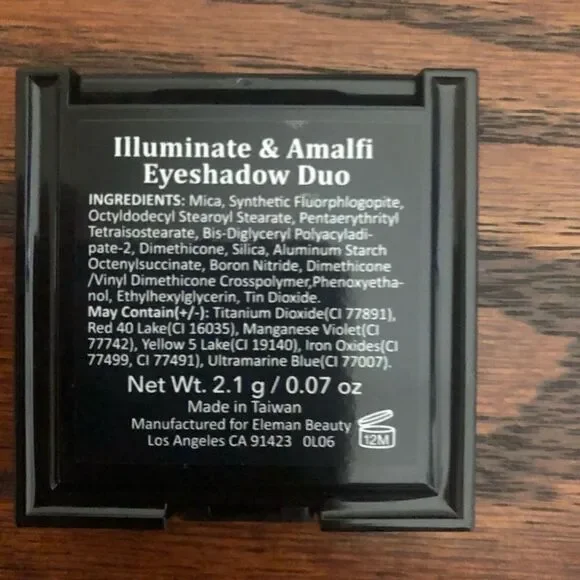 ELEMAN BEAUTY Eyeshadow Duo in Illuminate & Amalfi - Picture 3 of 7
